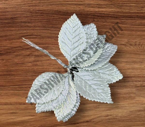 Artificial Silver Leaf - Approx 10 Pcs, Medium