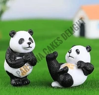 Kung-fu Panda Miniature Toy For Cake Decoration - 4 Pcs Pack