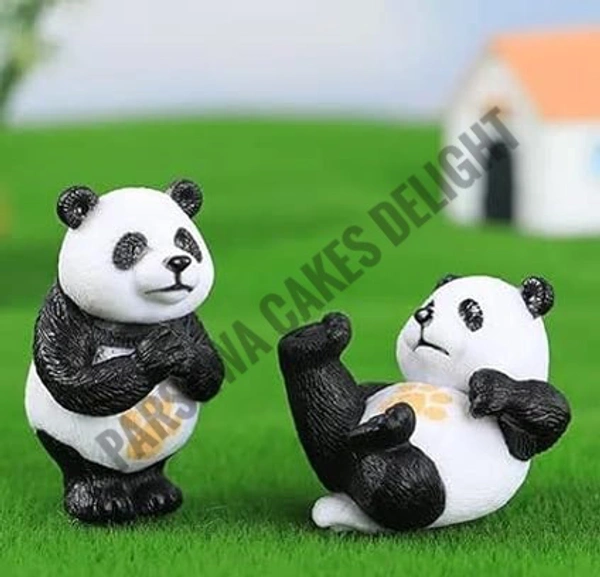 Kung-fu Panda Miniature Toy For Cake Decoration - 4 Pcs Pack