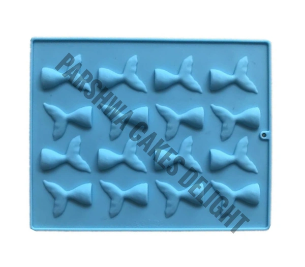 Mermaid Tail Fondant Mould - 16 In 1