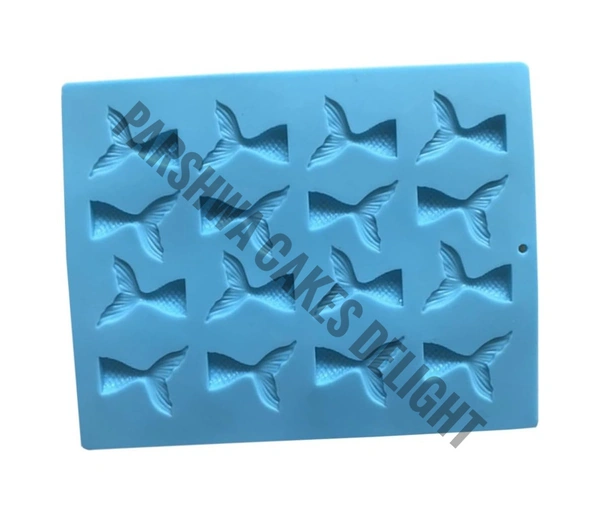 Mermaid Tail Fondant Mould - 16 In 1