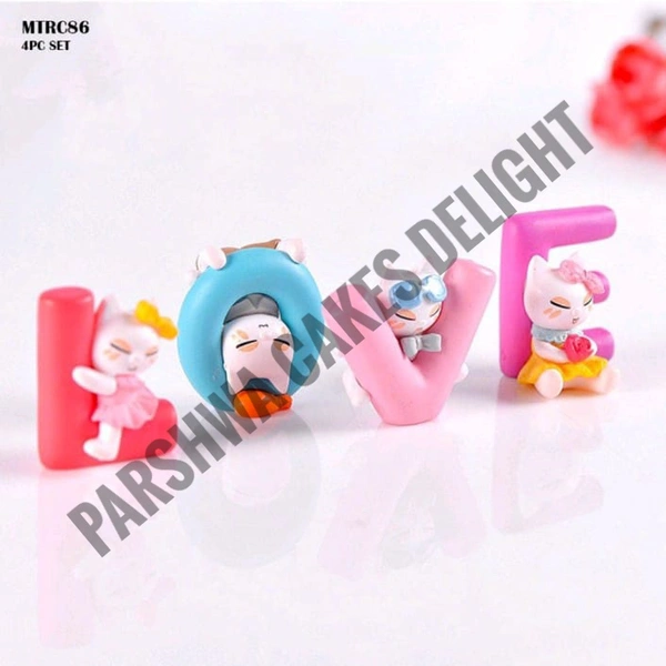 Love Toy Miniature Set - MTR 86, 4 Pcs