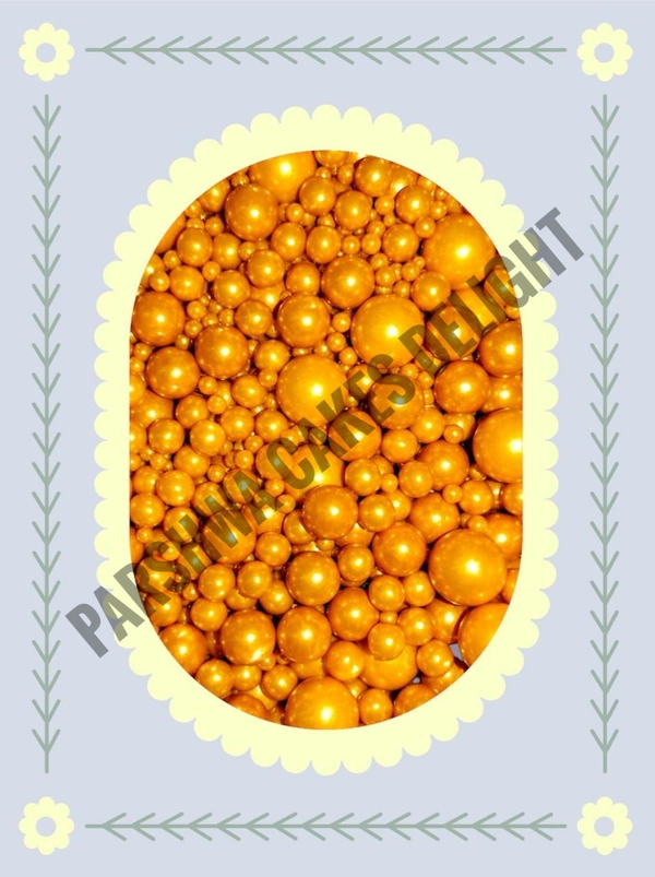 Edible Gold Mix Pearl - Approx 50g