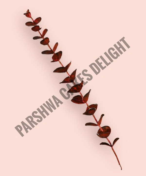 Artificial Eucalyptus Flower - 1 Stick, Red
