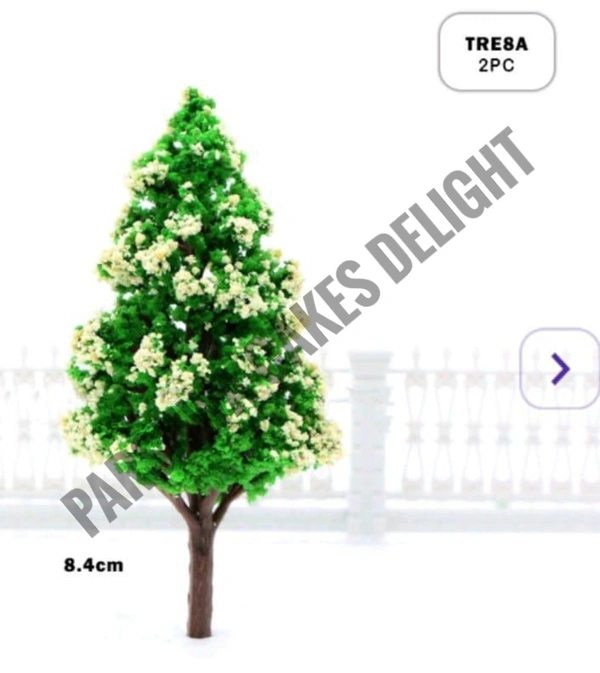 Miniature Tree For Cake Decoration - TRE8A, 2 Pcs