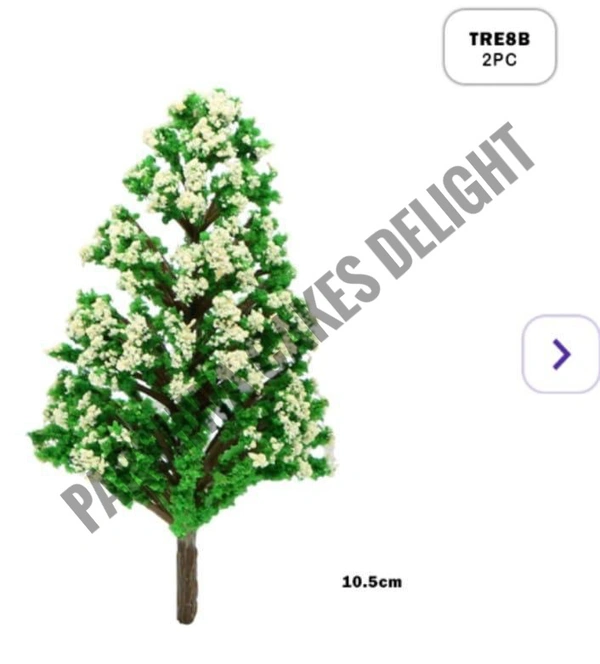 Miniature Tree For Cake Decoration - TRE8B, 2 Pcs