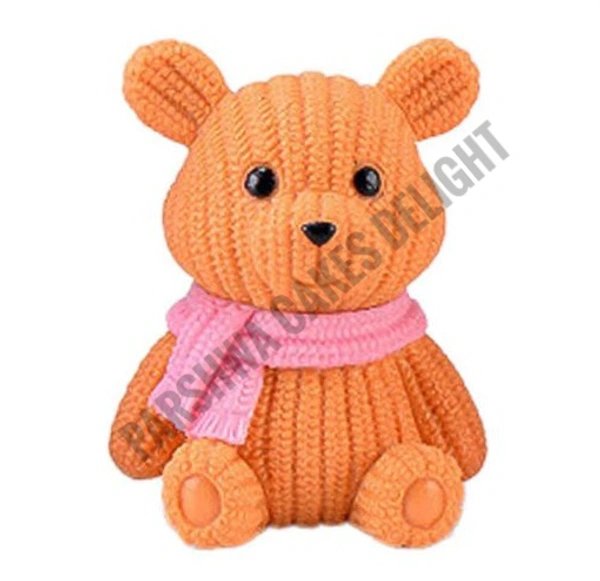 Miniature Teddy Bear - Orange, 1 Pc, MTR 136B