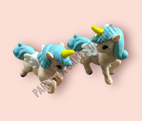 Miniature Unicorn Toy  - Blue, MTR 517A