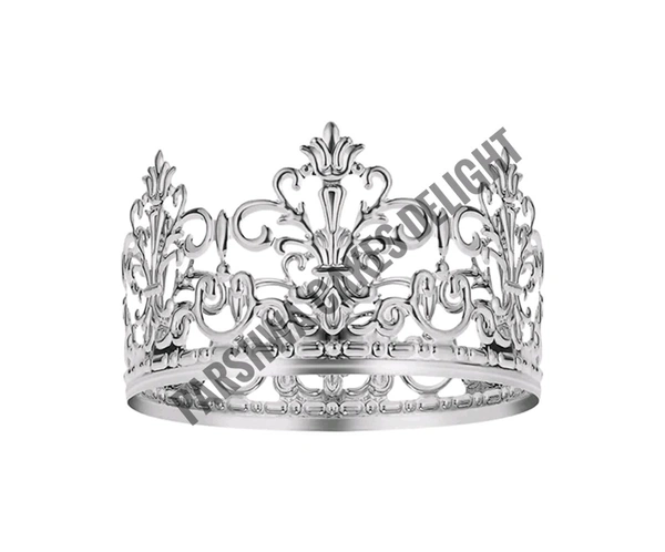 Imported Crown Topper - Silver, 1 Pc