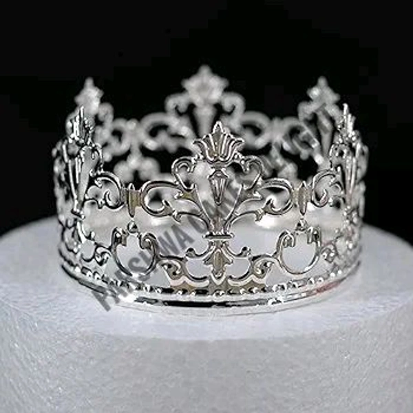 Imported Crown Topper - Silver, 1 Pc