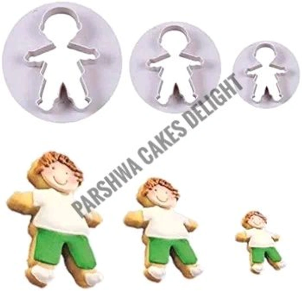 Boy Shape Cutter Set - 3 Pcs