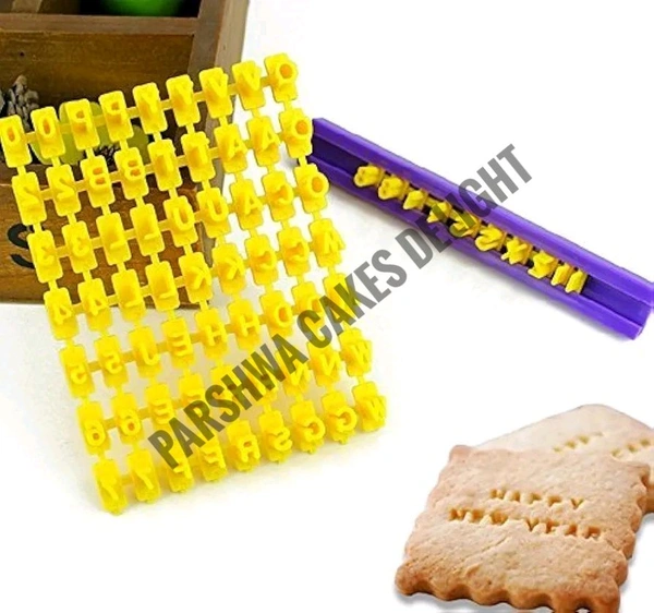 Plastic Message Maker Cookie Stamp Set