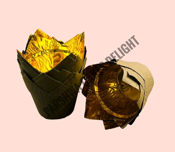 Tulip Cupcake Cups - Brown, 50 Pcs Pack