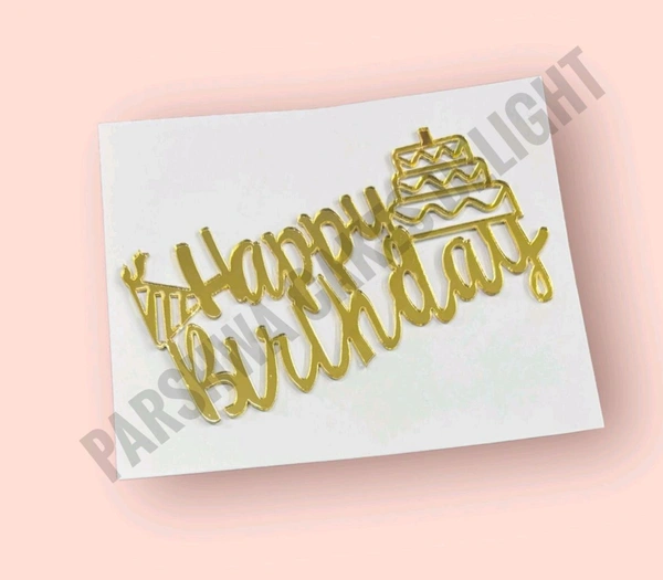 Acrylic Cut Out - 4 Inches, Happy Birthday Delight 7