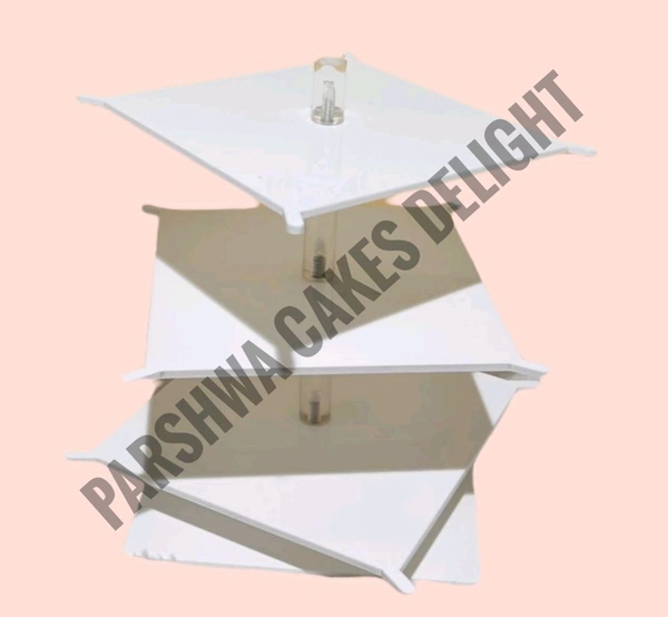 Rubic Cubic Cake Stand - 8 Inches, Fully Detachable