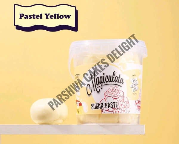 MAGICULATA SUGAR PASTE - Pastel Yellow, 250g