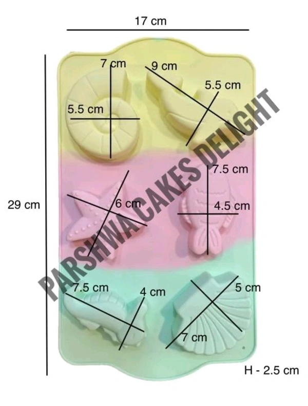 Aquatic Animal Silicone Mould