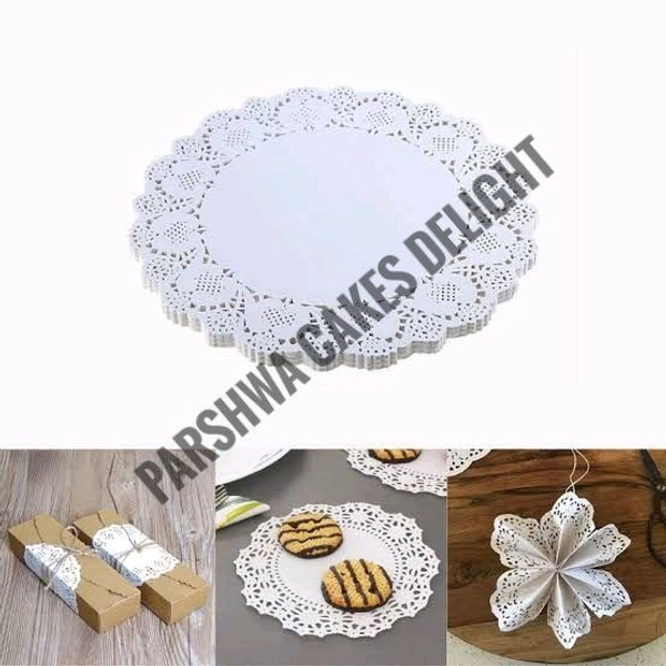 Round Paper Doilies - 5.5 Inches, 100 Pcs