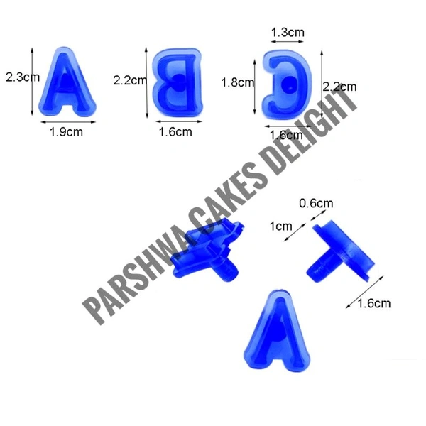 Small Upper Letter Stamping Set