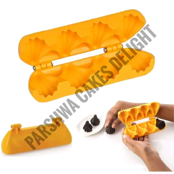 Modak and Momos Plastic Mould - 4 In 1, 1 Pc