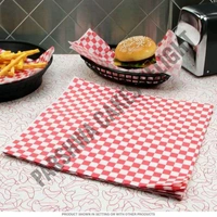 Printed Parchment Paper - Bento Box Liner - Red, 100 Pcs Pack