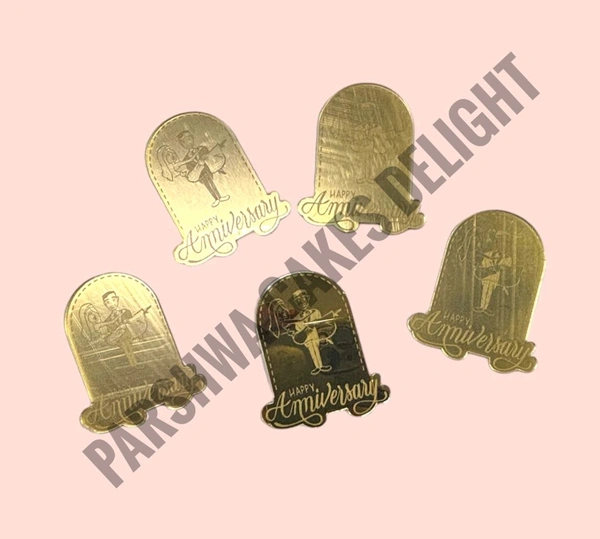 Acrylic Coin Topper  - Delight 5, 5 Pcs Pack, 2 Inches