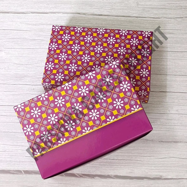 Chocolate Cavity Box - Purple, 10 Pcs Pack, 6 Cavity