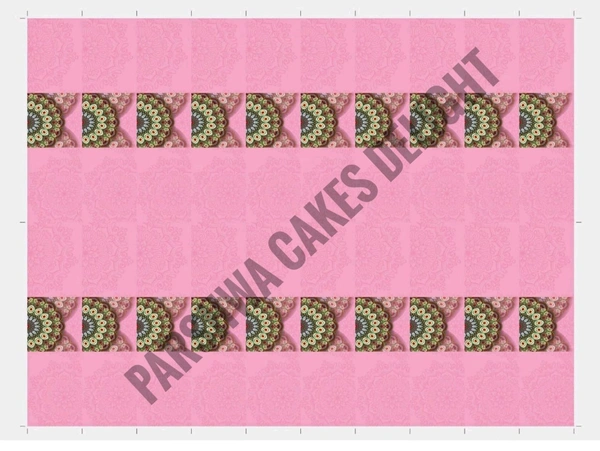 Full Chocolate Wrap Sticker Sheet - Purple, 20 Stickers, 3*11 Cms