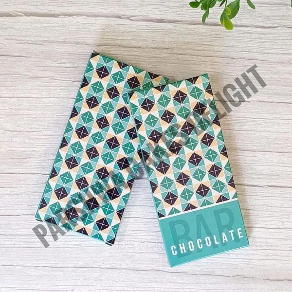 Premium Chocolate Bar Box  - Delight 4, Blue, 10 Pcs Pack