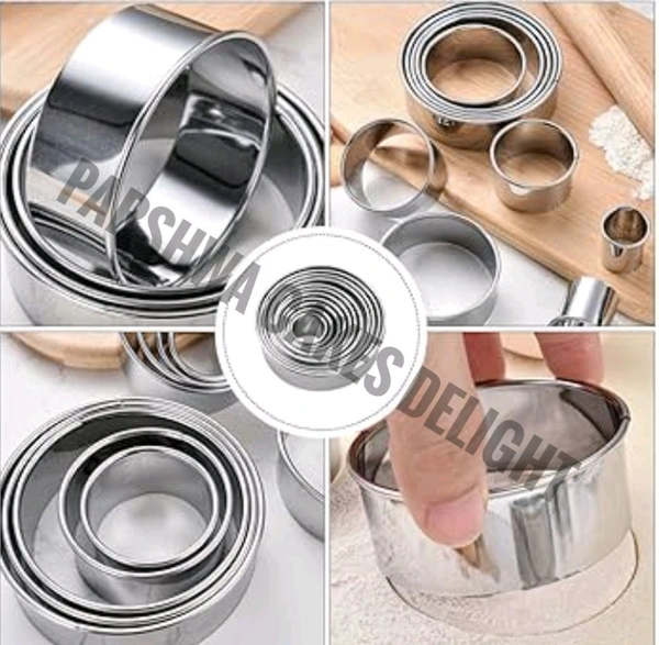 Stainless Steel Ring Cutter Set - 11 Pcs Pack