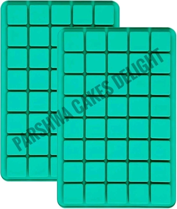 Square Shape Silicone Chocolate Mould - 40 Cavity