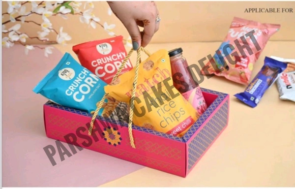 Hamper Tray Box  - Rectangle, 10 Pcs Pack