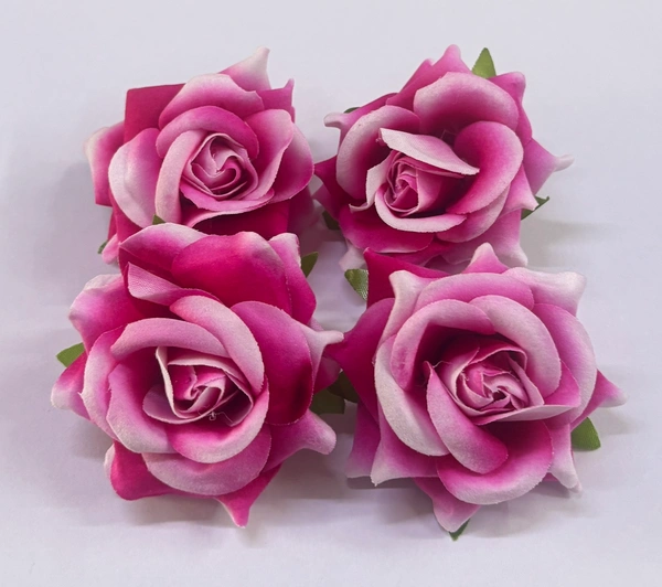 Artificial Rose Flower - Delight 3, 4 Pcs