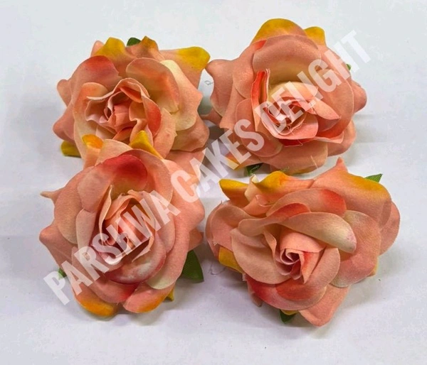 Artificial Rose Flower - Delight 4, 4 Pcs