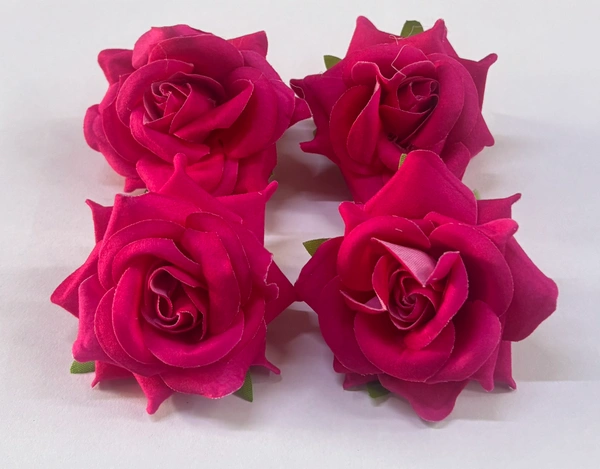 Artificial Rose Flower - Delight 6, 4 Pcs
