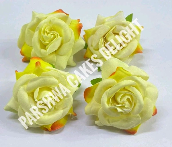 Artificial Rose Flower - Delight 8, 4 Pcs