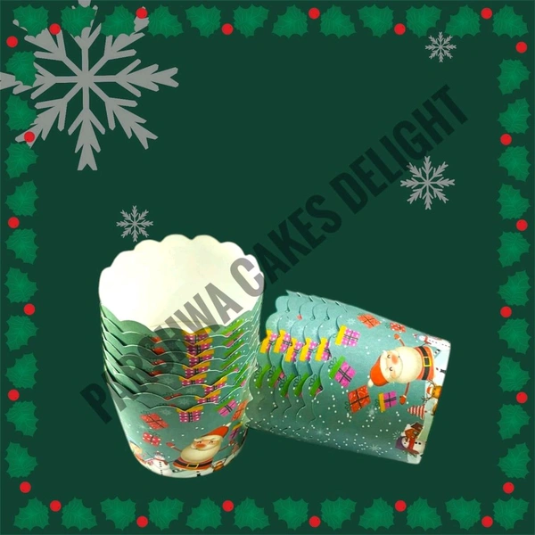 Christmas Small Baking Cups - 50 Pcs Pack, Delight 1