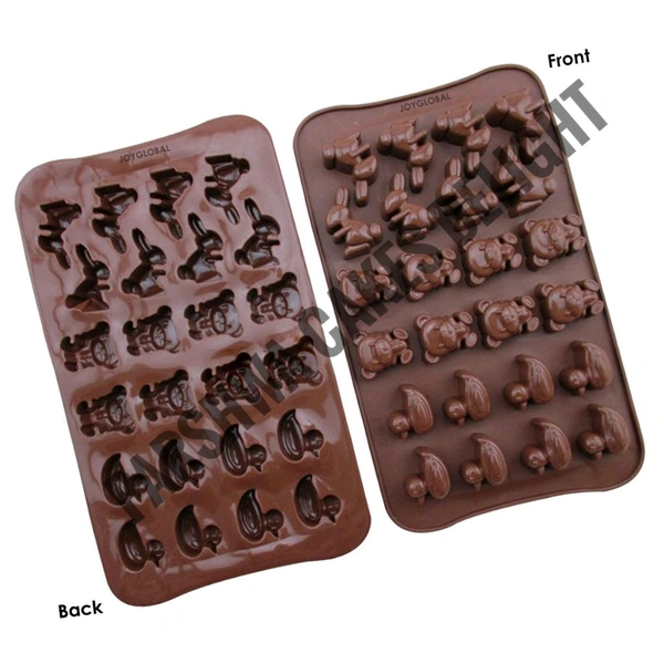 Teddy & Duck Chocolate Mould - 24 Cavity