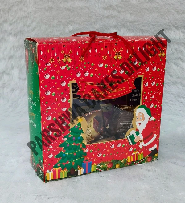 Christmas Trunk Hamper Box - 10 Pcs Pack, 8*8*3.5