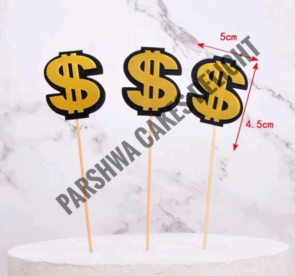 Dollar Sign Paper Topper  - 10 Pcs Pack