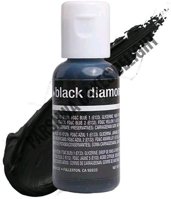 Chefmaster Liqua- Gel colour - Black Diamond