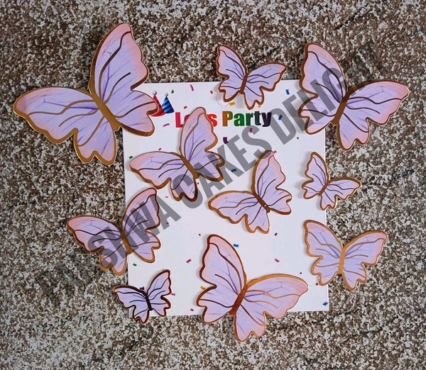 PAPER BUTTERFLY - 10 Pcs, Delight 9