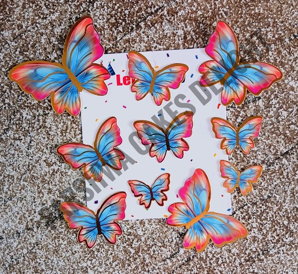 PAPER BUTTERFLY - Delight 11, 10 Pcs