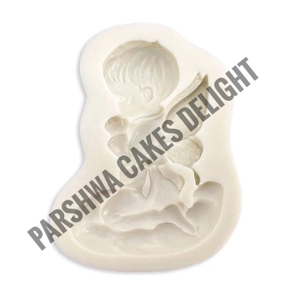 Angel Boy Silicone Fondant Mould  - 1 Pc