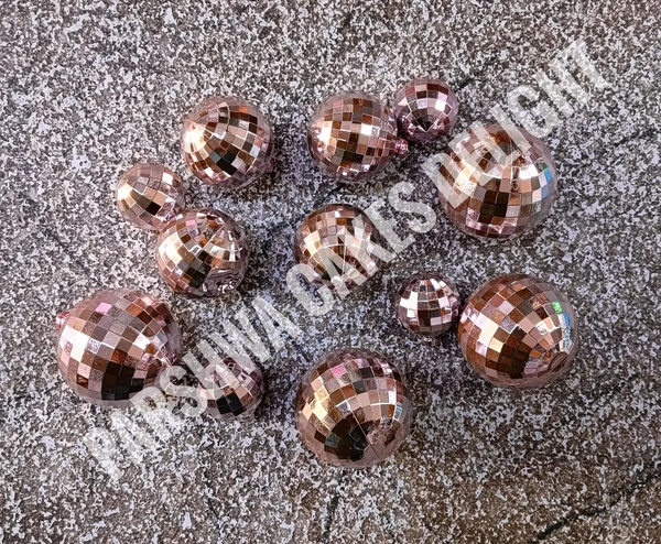 Imported Disco Balls - Copper, 12 Pcs Pack