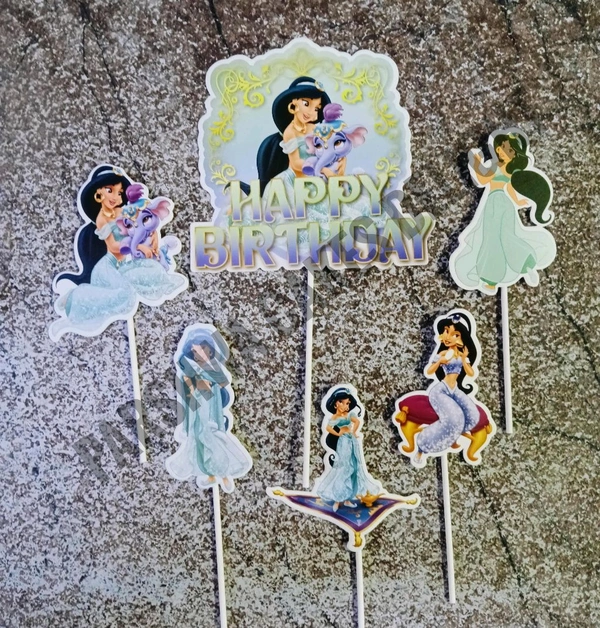 Imported Paper Theme Topper  - Jasmine Princess