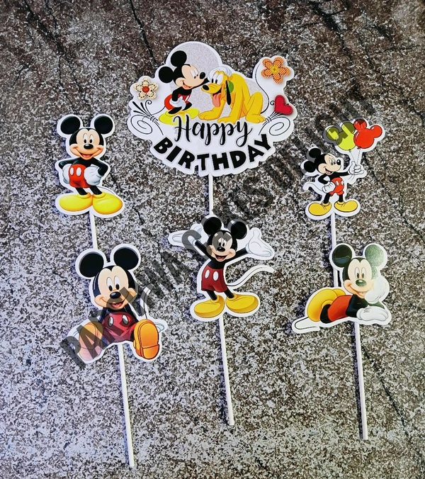 Imported Paper Theme Topper  - Mickey