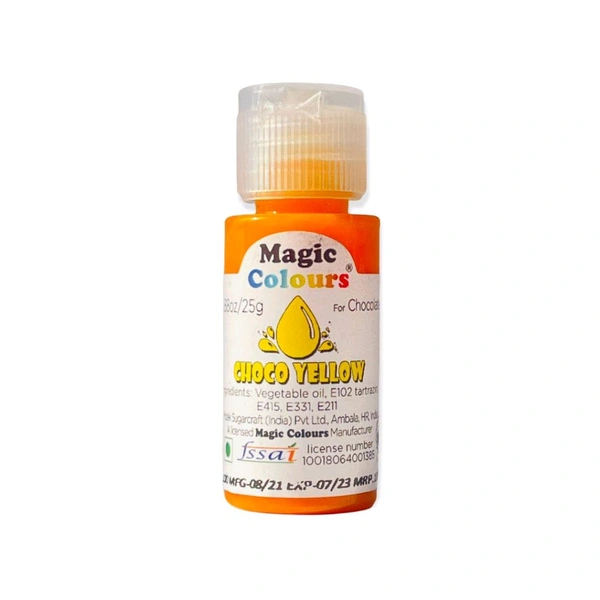 Choco Mini Gels | Candy Food Colours | Oil Based - Choco Yellow