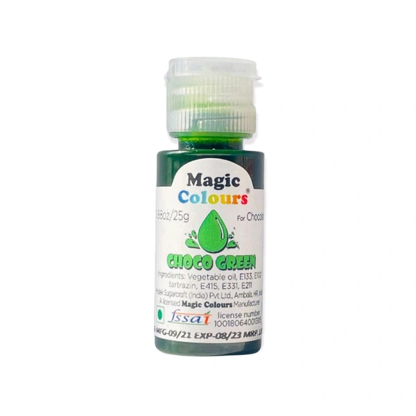 Choco Mini Gels | Candy Food Colours | Oil Based - Choco Green