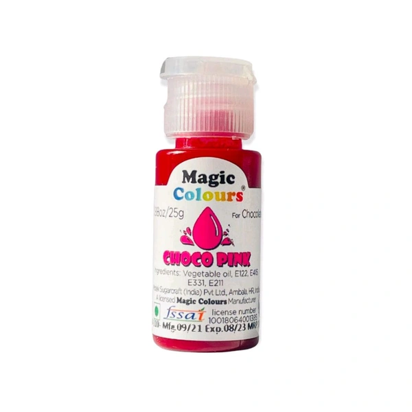 Choco Mini Gels | Candy Food Colours | Oil Based - Choco Pink